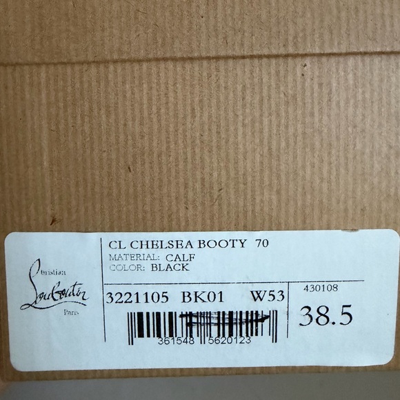 Christian Louboutin Leather 70 Chelsea Booties - Picture 14 of 16